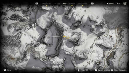 Log: Cpt. Sueiro (C) Datapoint Horizon Forbidden West Map