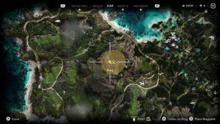 Message for Gunda Datapoint Horizon Forbidden West Map