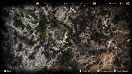 FUBAR Datapoint Horizon Forbidden West Map