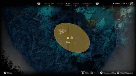 Mayday Datapoint Horizon Forbidden West Map