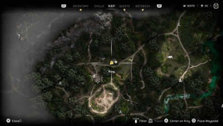 Holo-Tix Datapoint Horizon Forbidden West Map