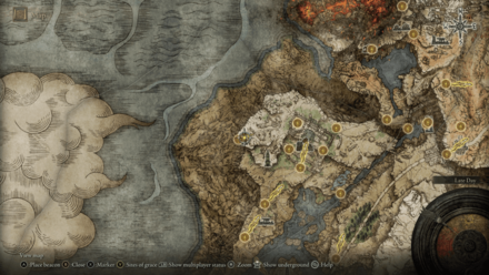 Elden Ring - Carian Inverted Statue Map Location