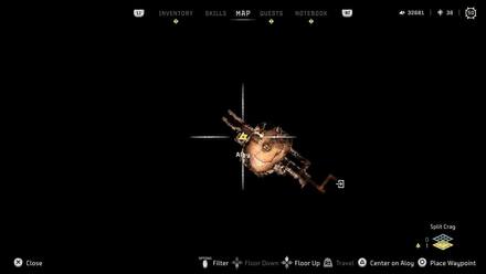 Shipping Manifest Datapoint Horizon Forbidden West Map