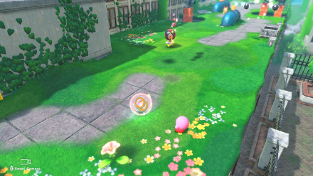 Kirby and the Forgotten Land - Swallow or Interact with Ability Bubbles