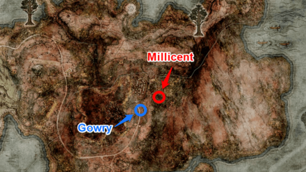 Millicent Gowry locations