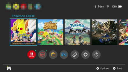 Pokemon UNITE - 06 - HOME then wait for UNITE to re-download.png