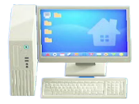 The White version of Desktop Computer
