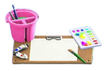 The Pink version of Painting Set
