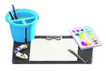 The Light Blue version of Painting Set