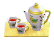 The White version of Tea Set