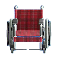 The Red Plaid version of Wheelchair