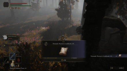 Elden Ring - Nomadic Warrior Cookbook 19 Location