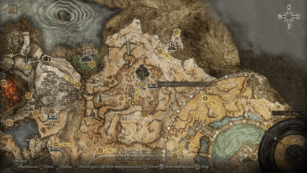 Elden Ring - Nomadic Warrior Cookbook 19 Map Location