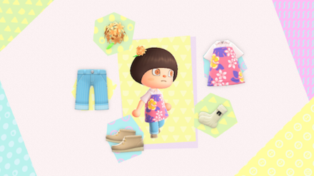 ACNH - Wear Flowers as Clothes