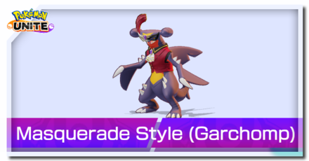 Pokemon UNITE - Masquerade Style Garchomp