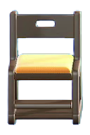 The Dark Brown version of Study Chair