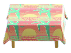 The Custom Design version of Table with Cloth