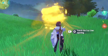 Genshin - Ley Line Outcrop - Touch the Ley Line Opening