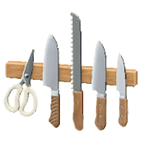 The Wooden version of Magnetic Knife Rack
