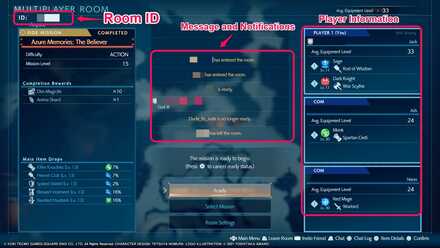 Stranger of Paradise - Co-op Mission Screen