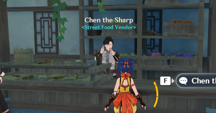 Genshin - Chen the Sharp Dark Iron Sword