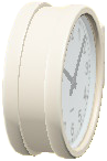 The White version of Double-Sided Wall Clock