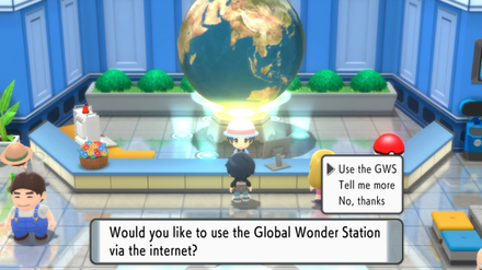 Pokemon BDSP - Use the GWS