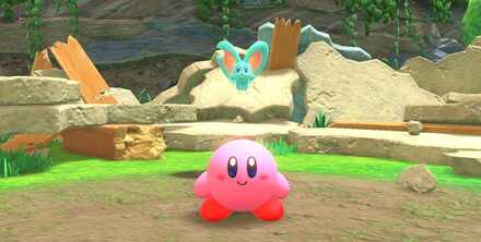 Kirby and the Forgotten Land - Kirby and Elfilin