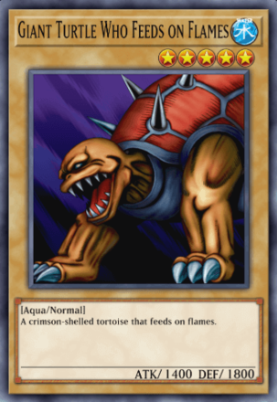 Giant Turtle Who Feeds on Flames