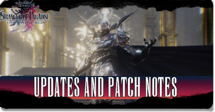Final Fantasy Origin - Updates and Patch Notes