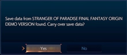 Demo Save Data Transfer - Prompt