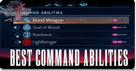 Stranger of Paradise Best Command Abilities