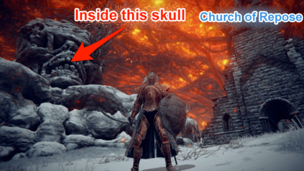 Elden Ring - Ancient Dragon Smithing Stone Church of Repose Location