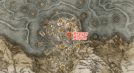 Elden Ring - Somber Ancient Dragon Smithing Stone Map View