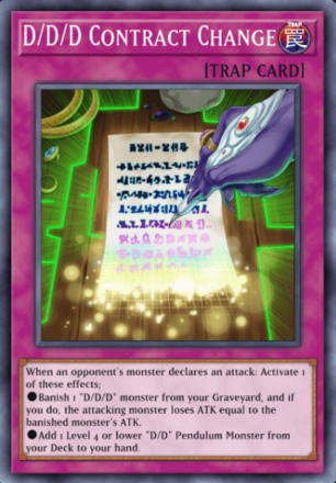 D/D/D Contract Change