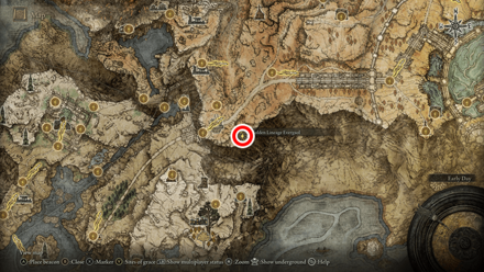 Elden Ring - Godefroy the Grafted Map Location