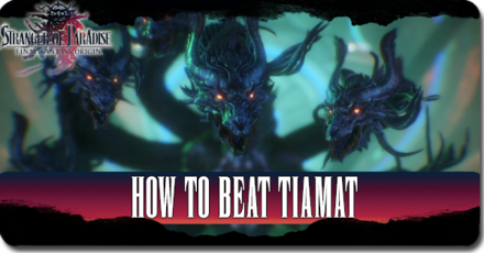 Final Fantasy Origin - Stranger of Paradise - How to Beat Tiamat