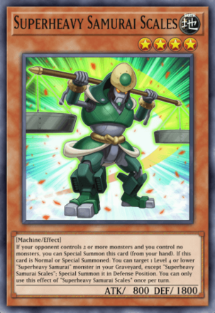 Superheavy Samurai Scales