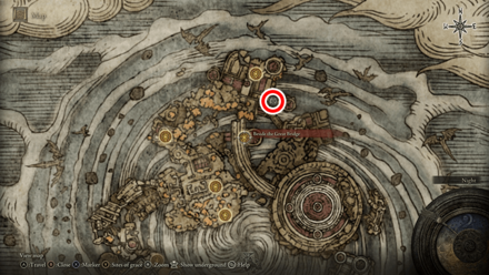 Elden Ring - Blasphemous Claw Map Location