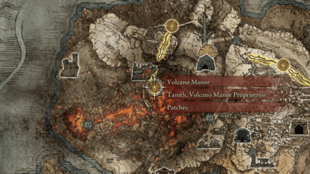Patches - Volcano Manor Map Location