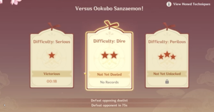 Genshin - Event - Hues of the Violet Garden - Clash of Lone Blades