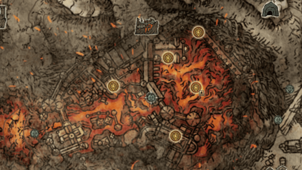 Rya - Map Location Inside Volcano Manor Legacy Dungeon