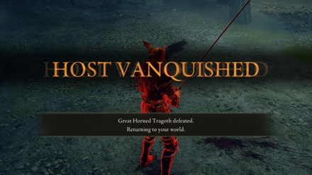 Defeat Great Horned Tragoth