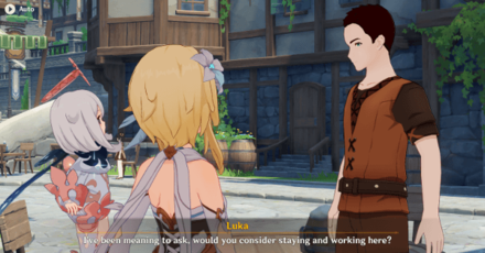 Genshin - Of Drink A-Dreaming Afterword - Talk to Luka