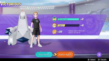 Pokemon UNITE - Quick Battle Rewards.png