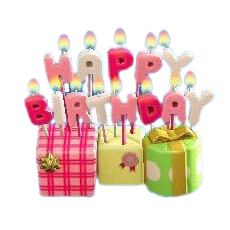 The Pink version of Birthday Candles