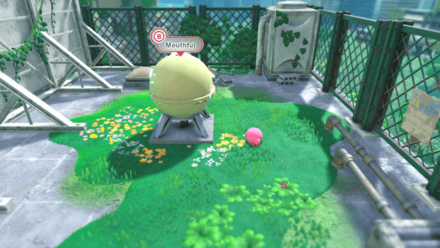 Activate Dome Mouth Kirby