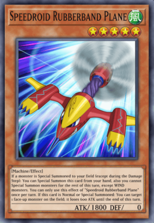 Speedroid Rubberband Plane