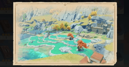 Genshin - Luhua Landscape - Color Sketch