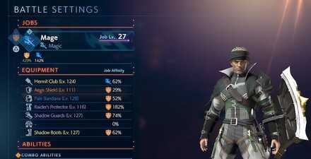 Mage with Knight Affinity